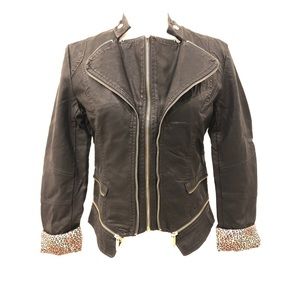 Animal printed jacket